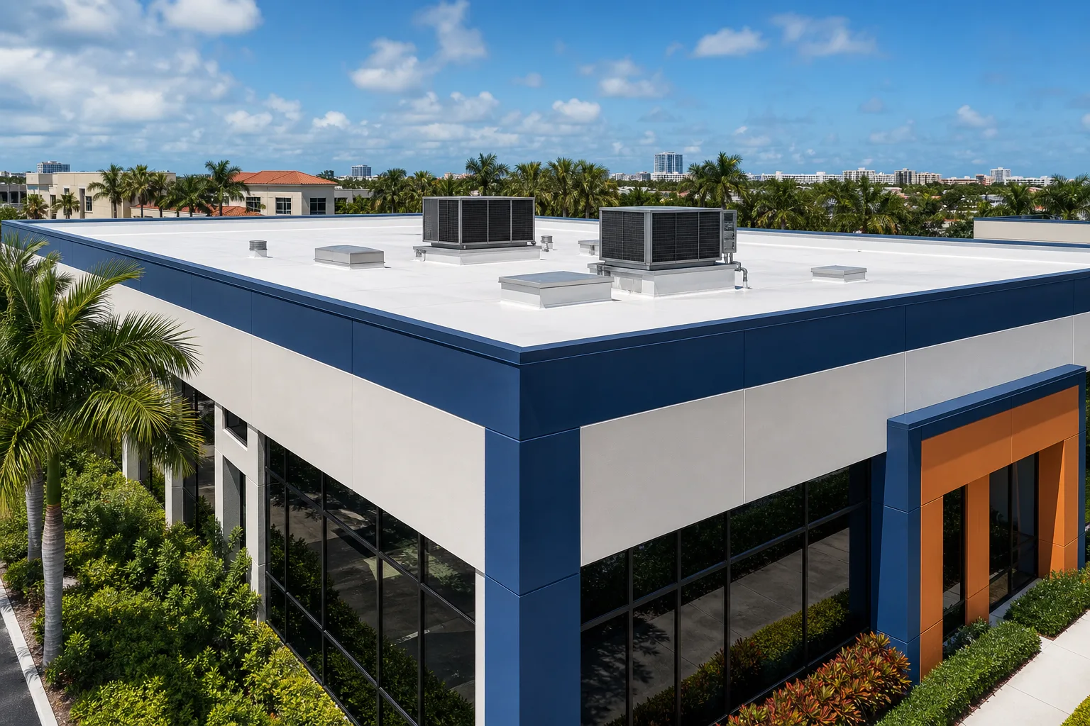 Flat Roof Options for South Florida Commercial Buildings