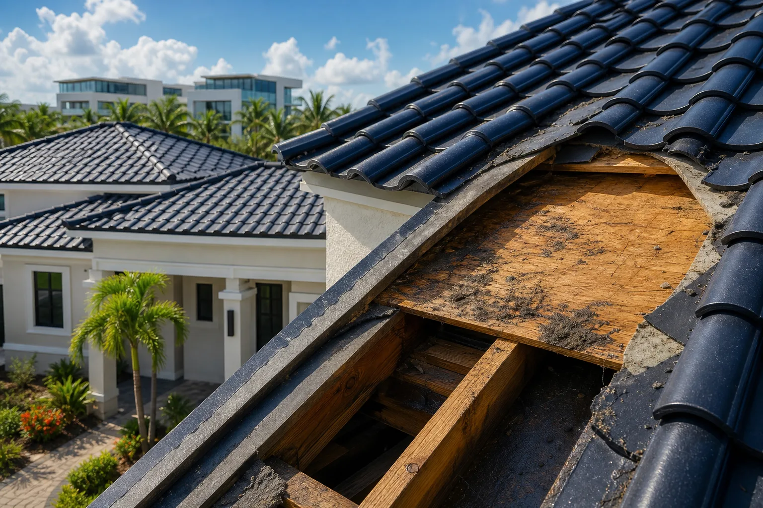 What Happens to Roof Decking When Rain Gets Inside