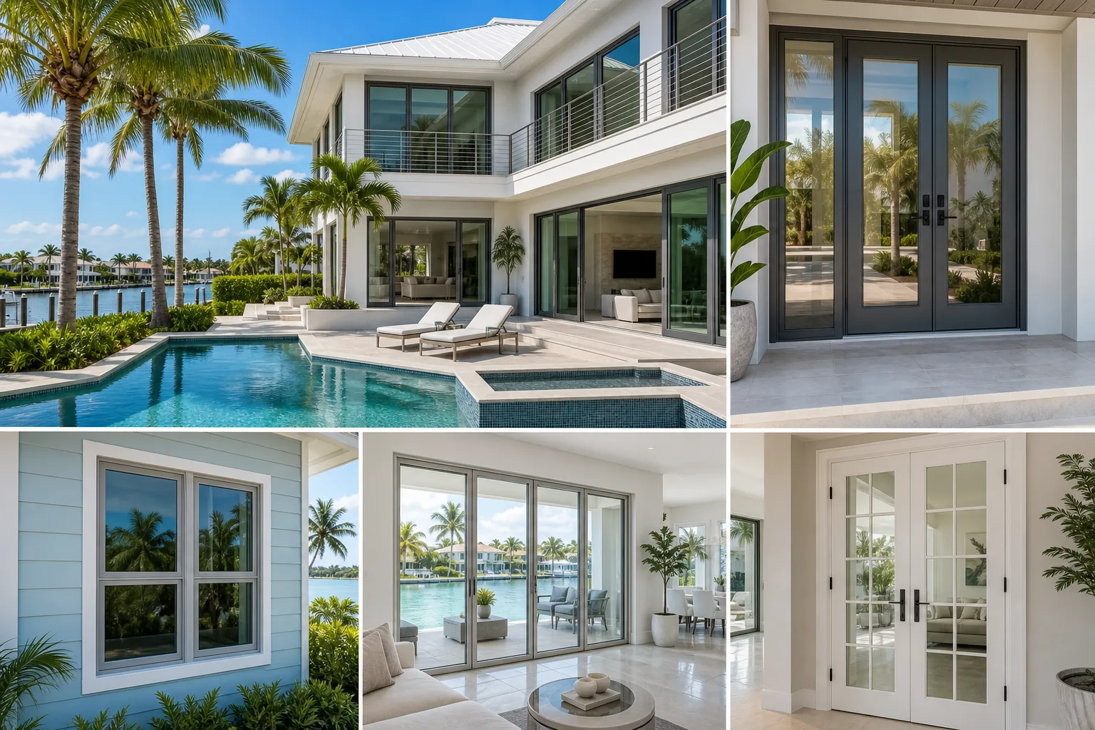 Impact Door Frame Materials: Aluminum, Vinyl, and Steel in Florida