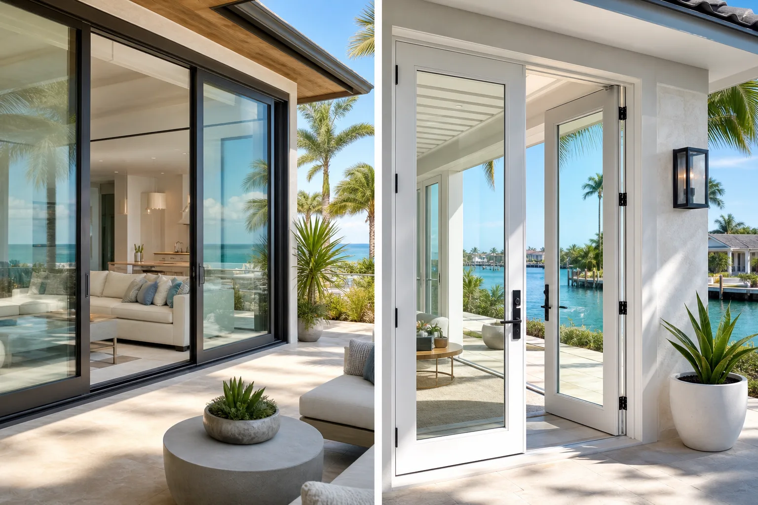 Sliding Glass Door vs French Impact Door for Your Patio