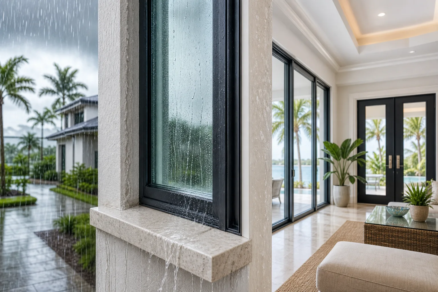 Water Leaking Around a Window in Heavy Rain: What to Do