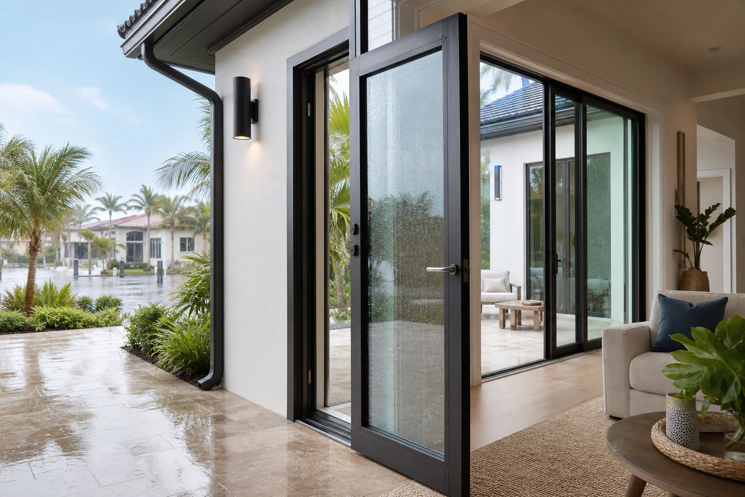 Why an Impact Door May Stick After Heavy Rain